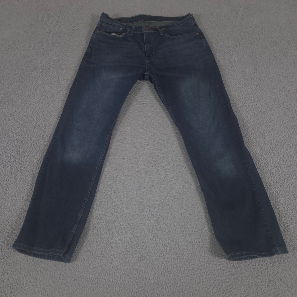 Levi's Jeans Mens 34x32 Blue 559 Relaxed Straight Leg Stretch Denim Dark Wash